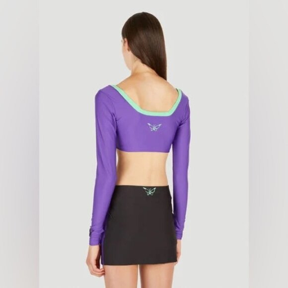 NWT PUMA X DUA LIPAColour Block Long Sleeve Top size M - Picture 2 of 6